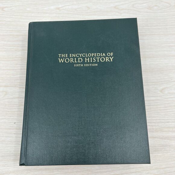 The Encyclopedia Of World History 2001 Ancient Medieval Modern NO COVER - Picture 2 of 8